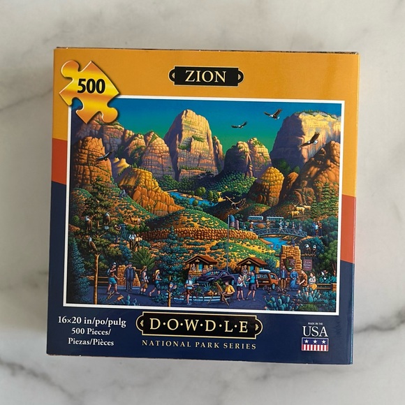 Dowdle - Zion National Park 500 Piece Jigsaw Puzzle - Picture 1 of 3